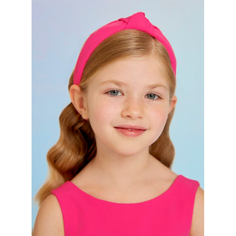 Strawberry Knot Crepe Headband