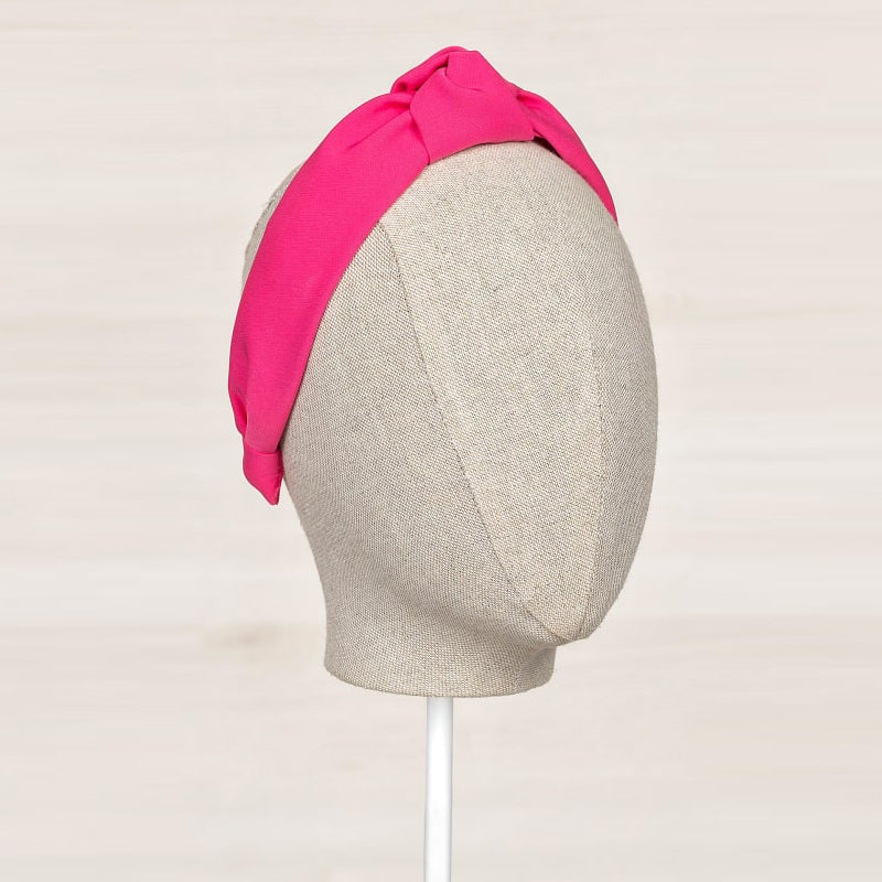 Strawberry Knot Crepe Headband