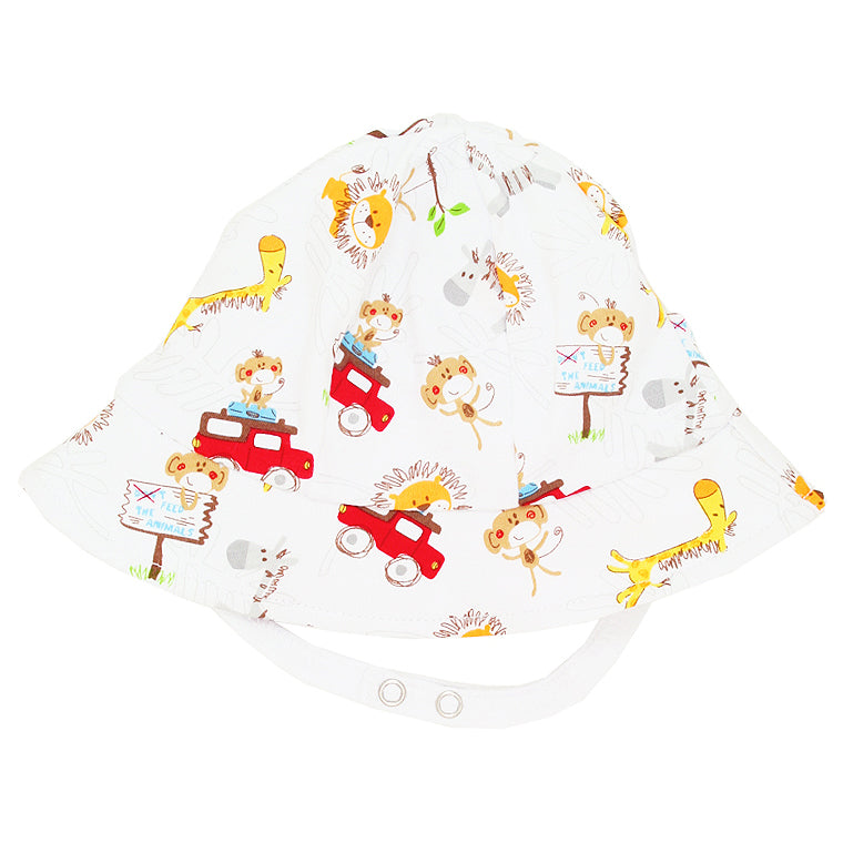 Jungle Roar Print Sunhat