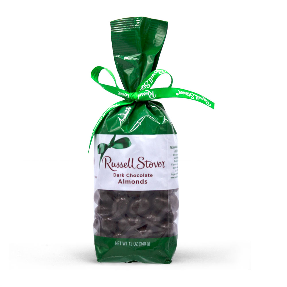 Dark Chocolate Covered Almonds - 12 oz