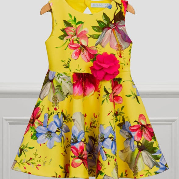 Yellow Floral Dress