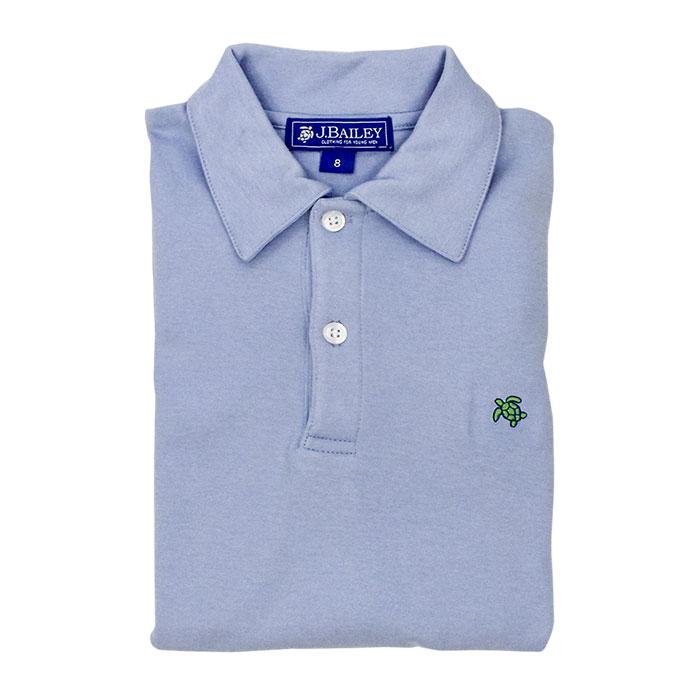 Light Blue Short Sleeve Polo