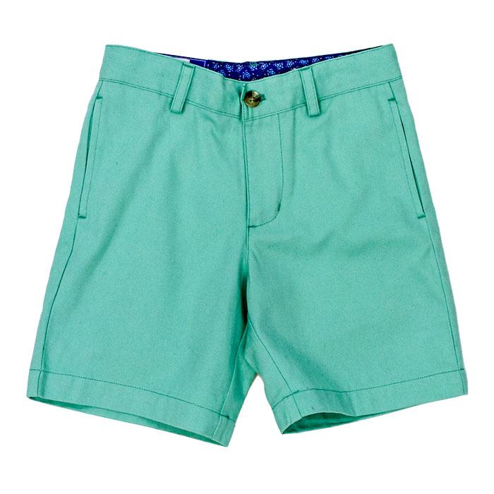 Aloe Green Twill Shorts