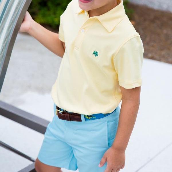 Ice Blue Twill Shorts