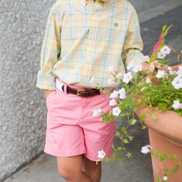 Shrimp Coral Twill Pete Short