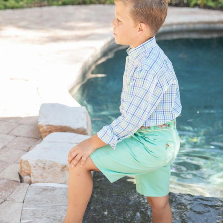 Aloe Green Twill Pete Short