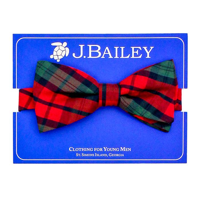 December Plaid Bow Tie