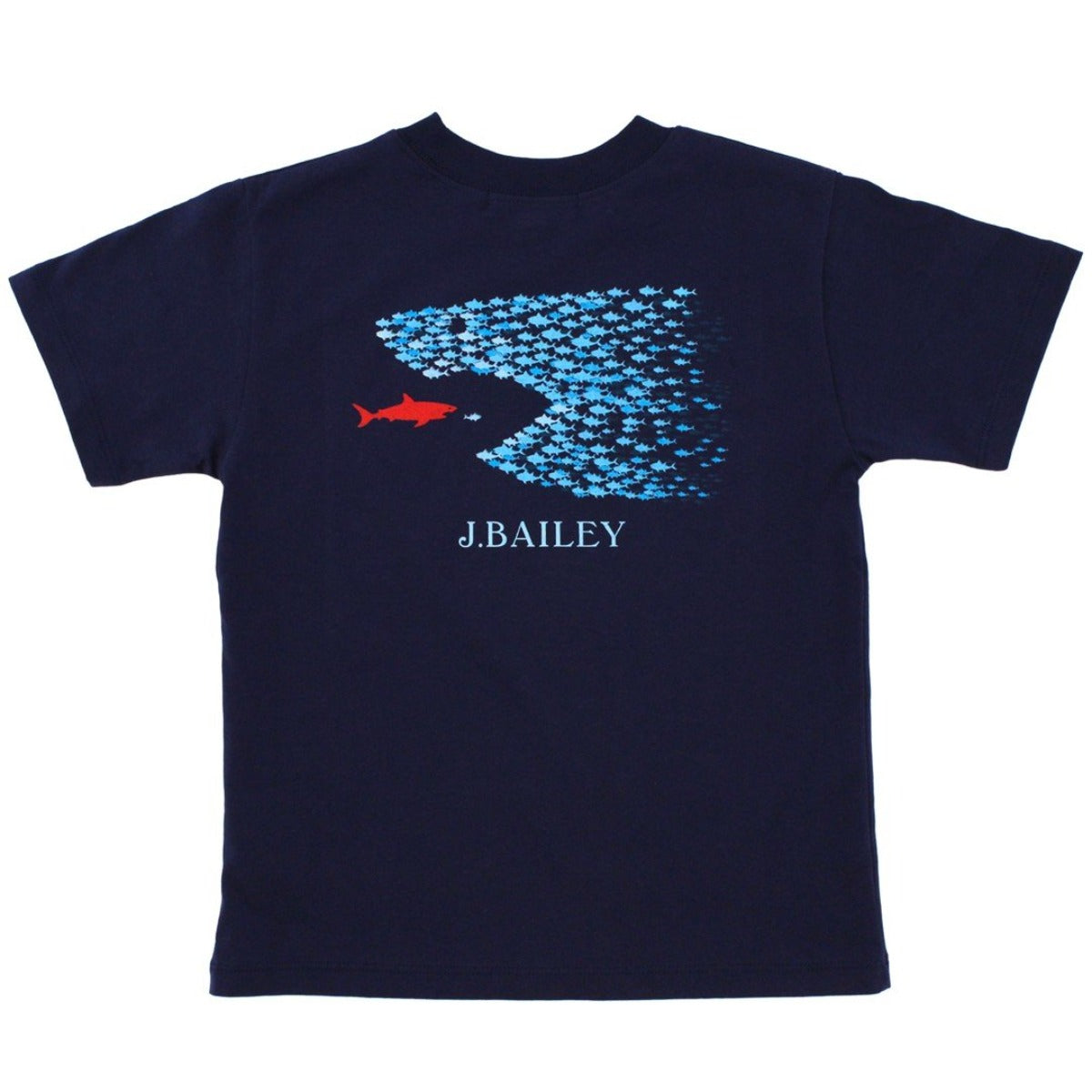 Navy Shark Short Sleeve Logo Tee