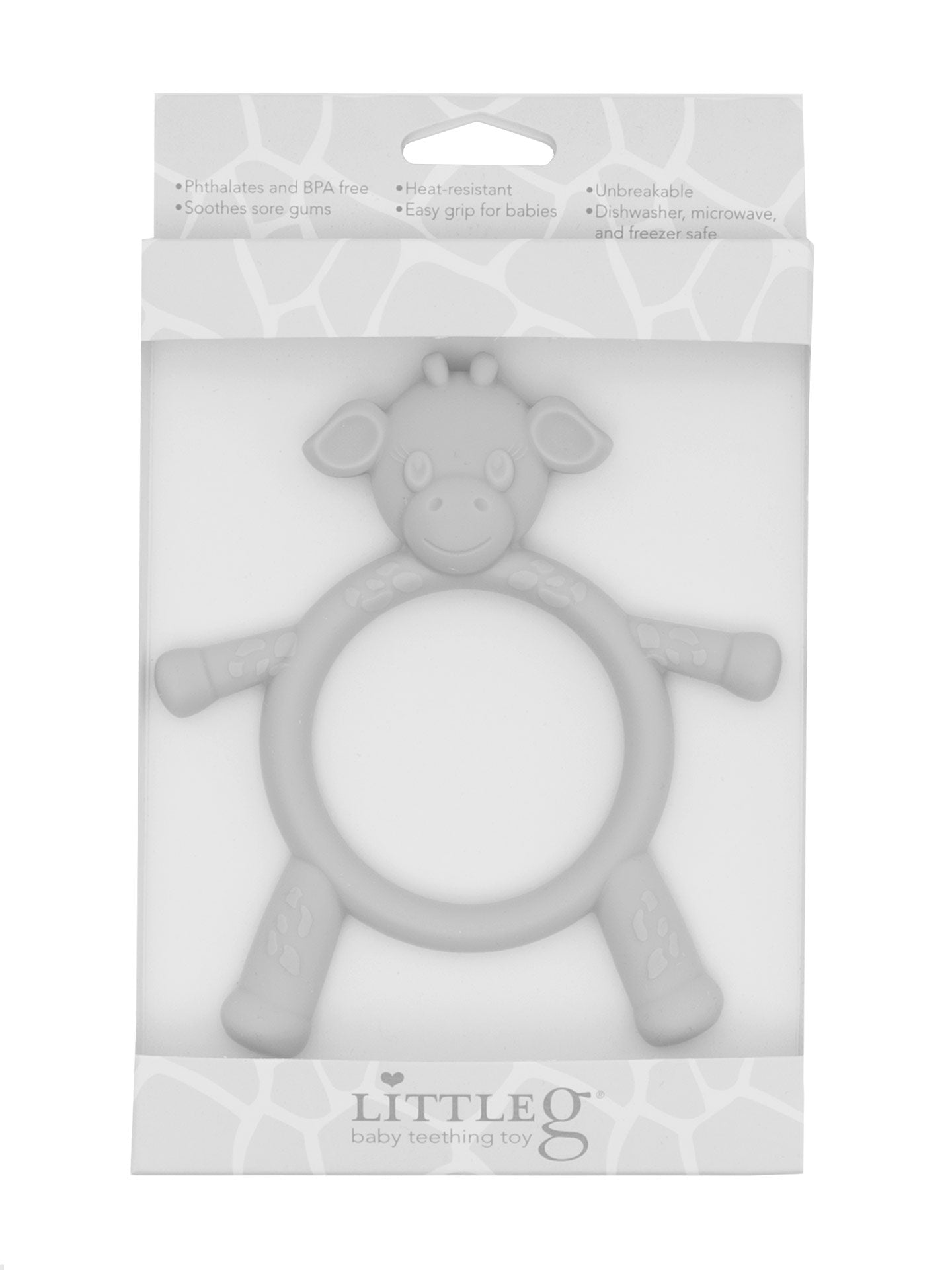 Silver  Little G™ Teething Toy 