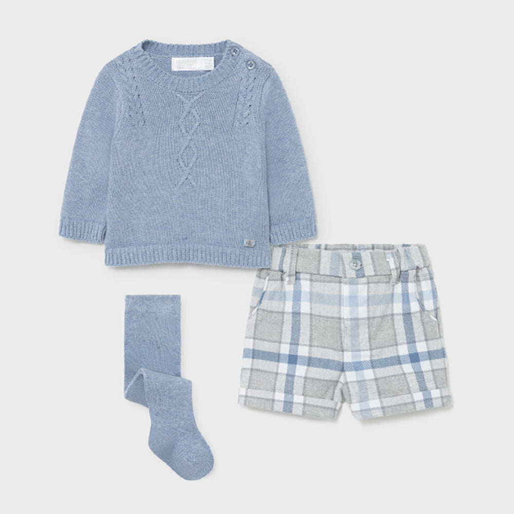Cloud Shorts With Leotard Set