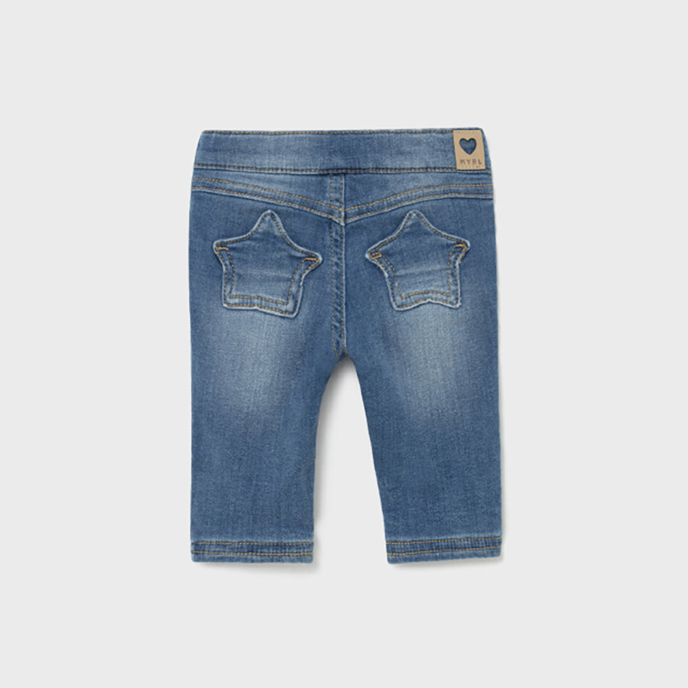 Medium Wash Denim Pant