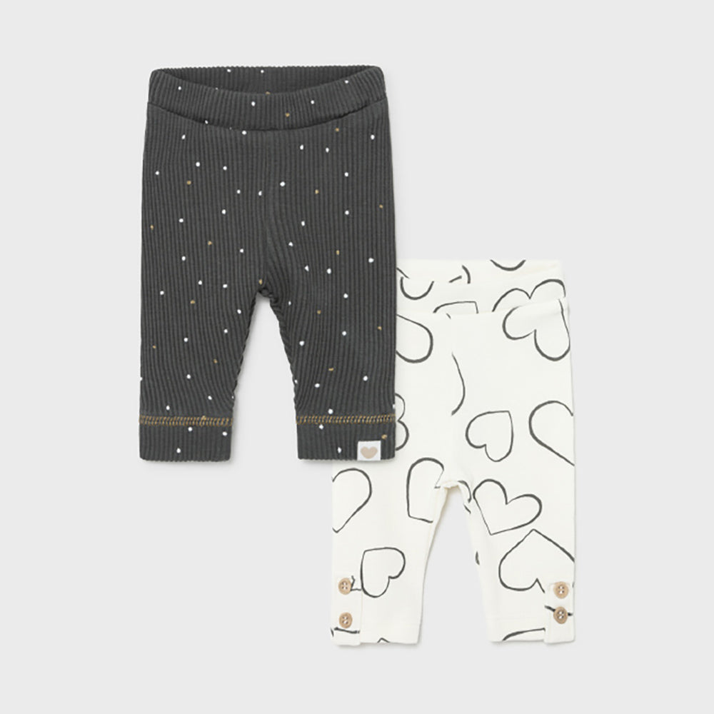 Dark Grey Leggings - Set of 2