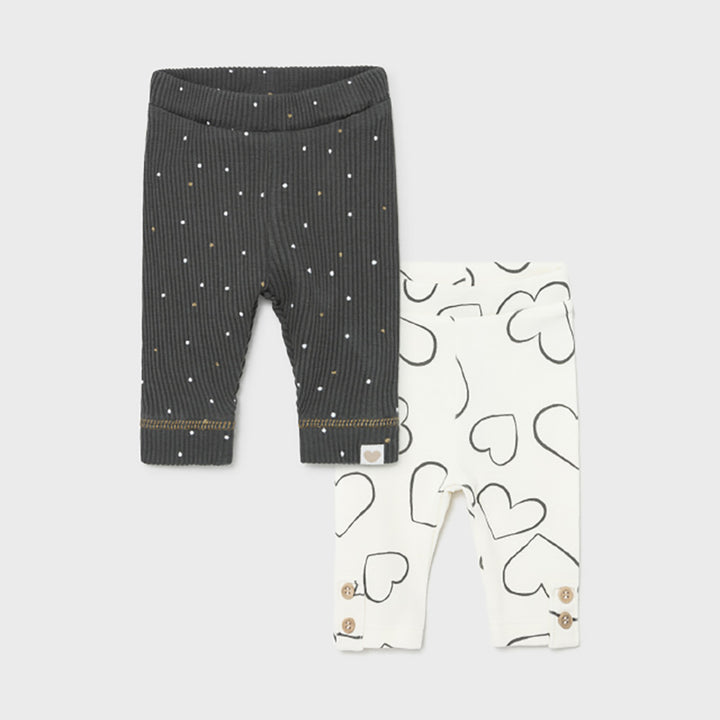 Dark Grey Leggings - Set of 2