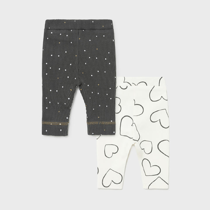 Dark Grey Leggings - Set of 2