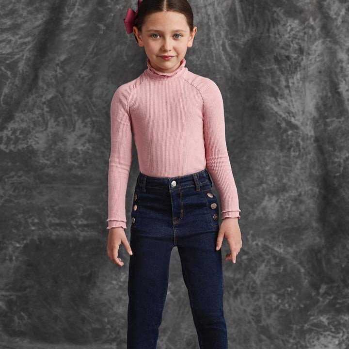 Dark Wash Denim Skinny Jeans