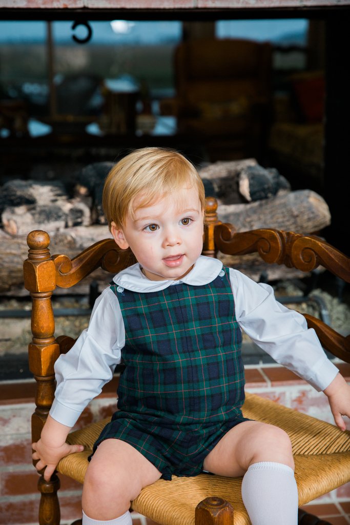 McNeill Plaid John John with Tabs