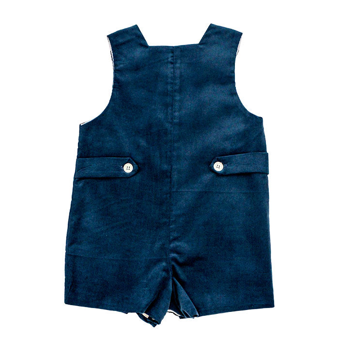 Steel Blue Corduroy John John w/ Short Tab