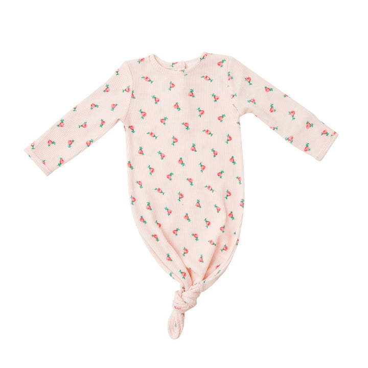 Pink Rosebud Knotted Gown