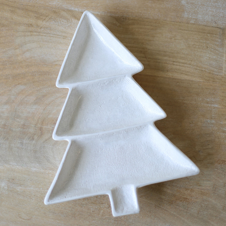 Christmas Tree Divided Dish 
