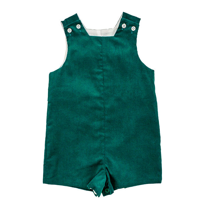 Clover Corduroy Short John John With Tab