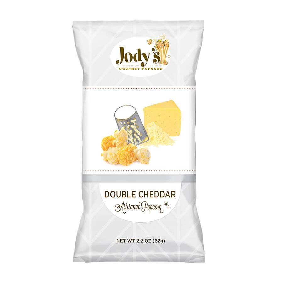 Double Cheddar Popcorn - Silver Bag