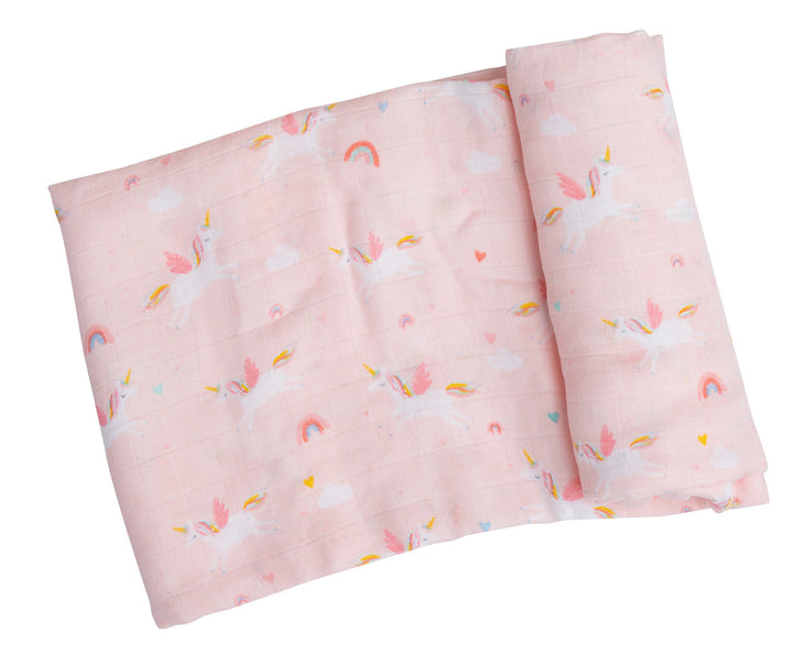 Pink Unicorn Swaddle 
