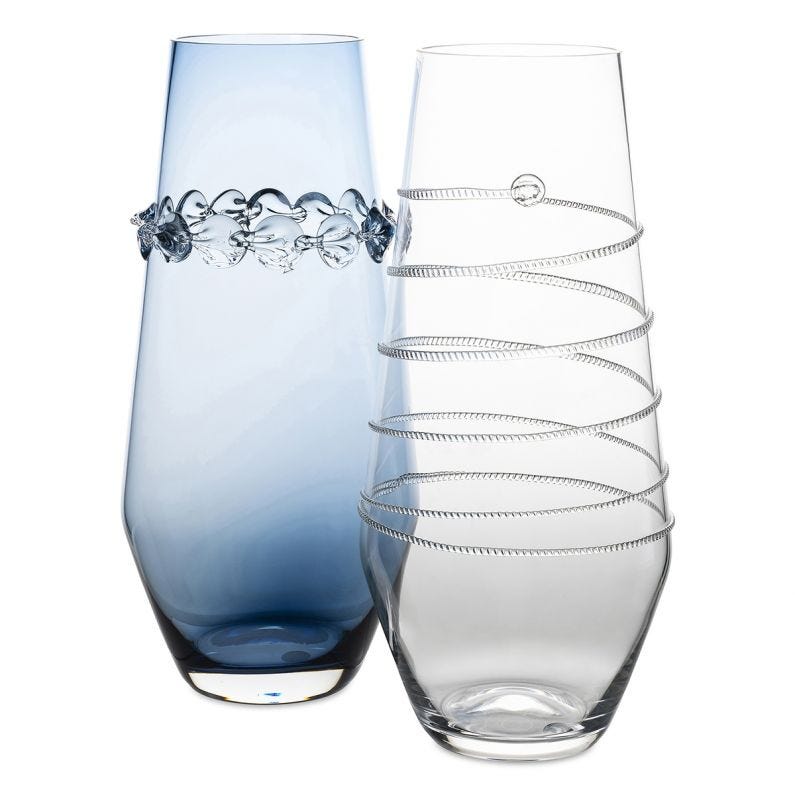 Amalia 16" Clear Vase