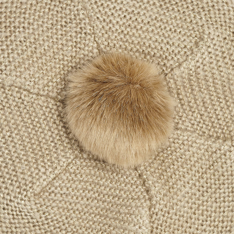 Caramel Hat, Scarf & Gloves Set
