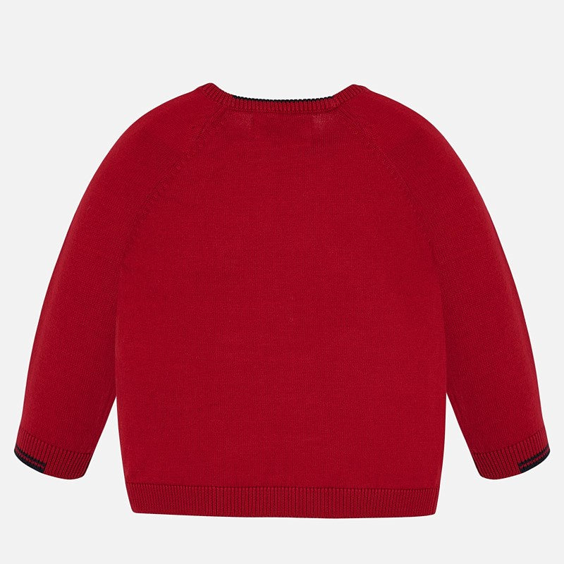 Red Long Sleeve Sweater 