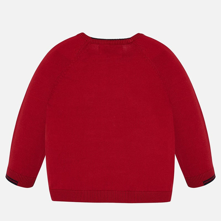 Red Long Sleeve Sweater 