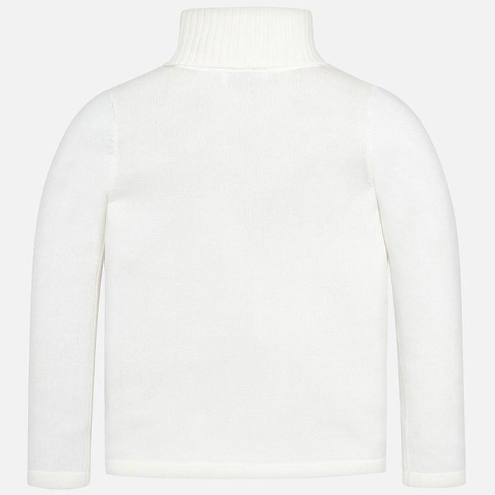 Turtleneck Sweater - White