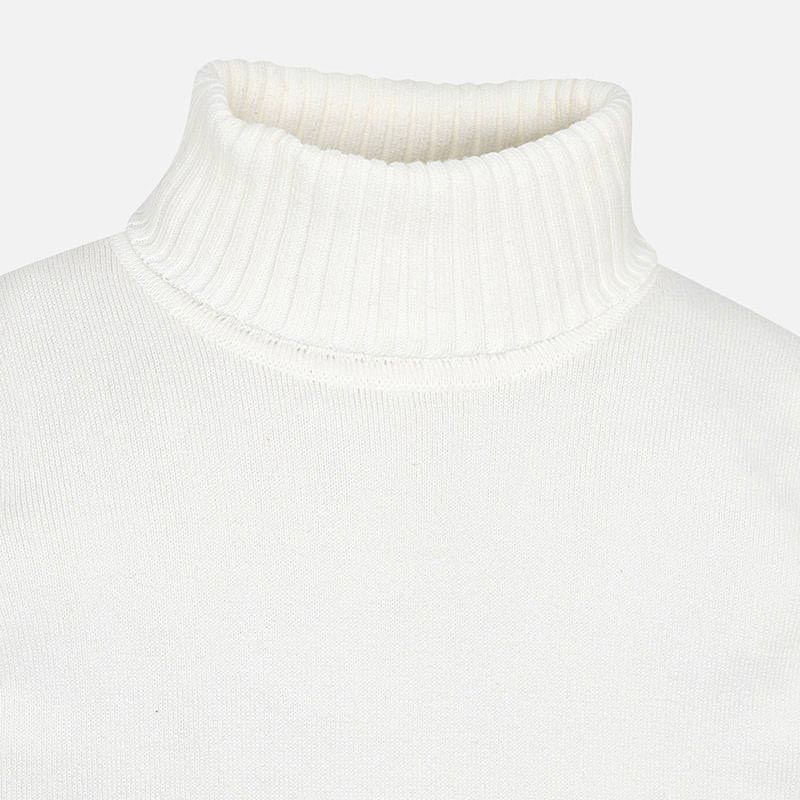 Turtleneck Sweater - White