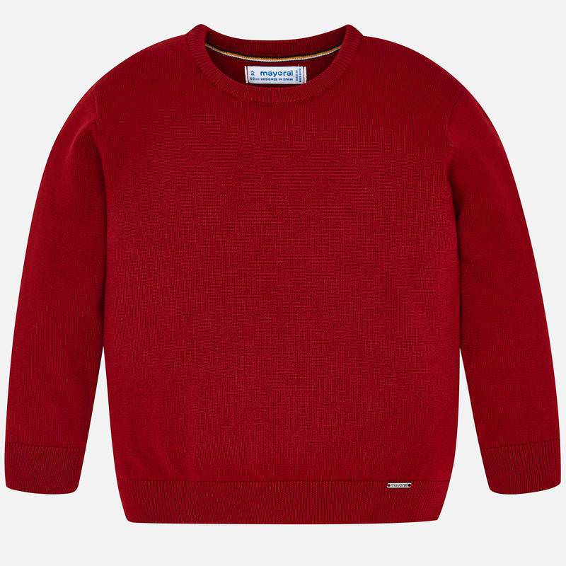 Red Round Neck Sweater