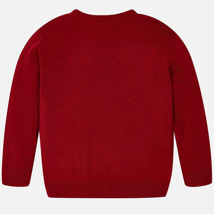 Red Round Neck Sweater