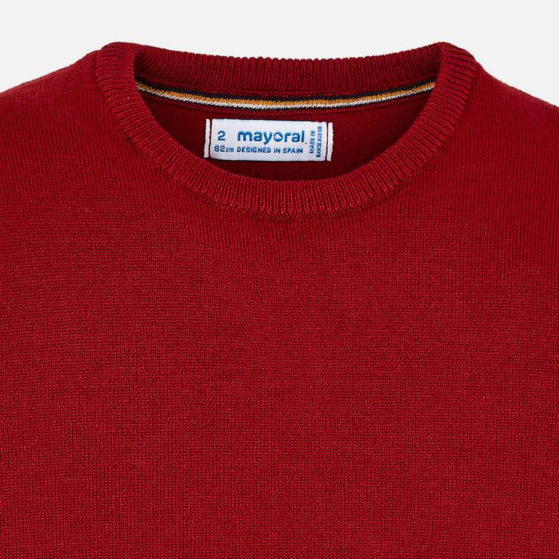 Red Round Neck Sweater