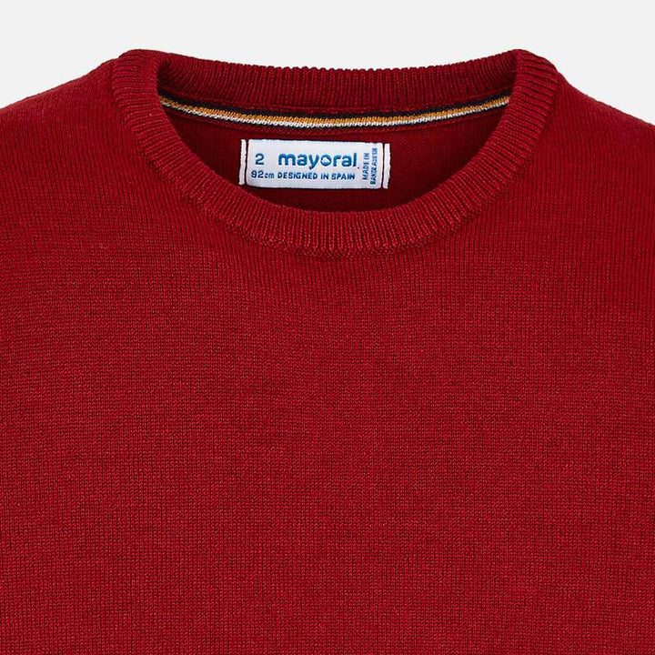 Red Round Neck Sweater