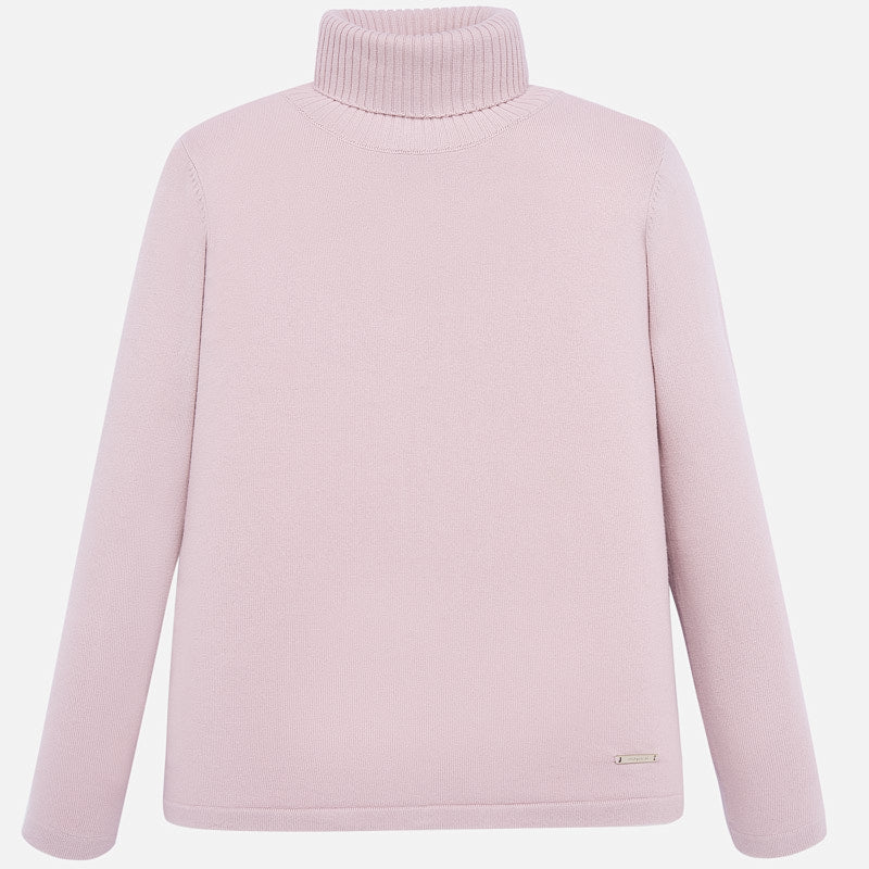Pink Turtleneck Sweater 