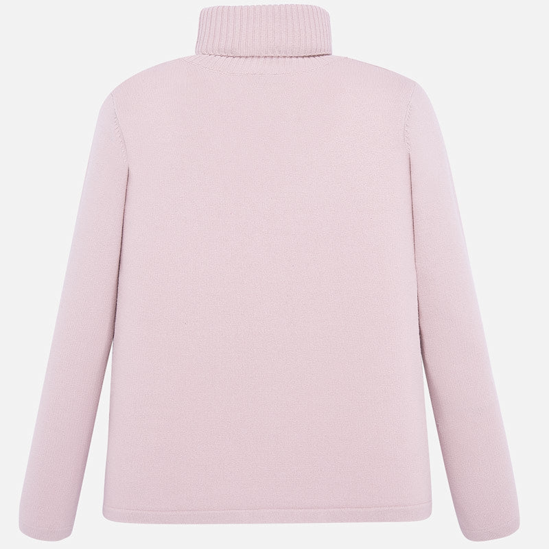 Pink Turtleneck Sweater 