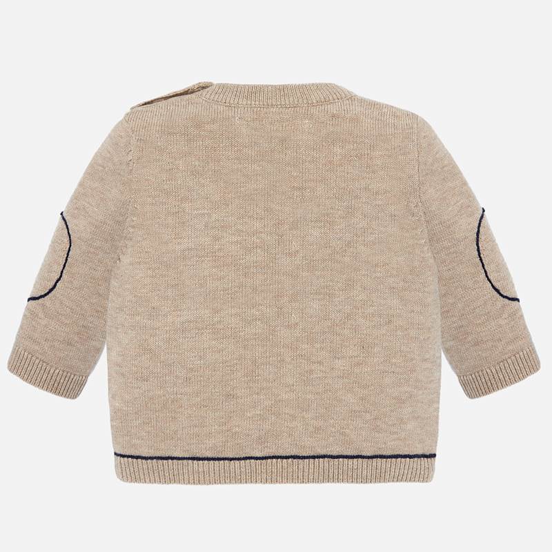 Beige Long Sleeve Sweater 