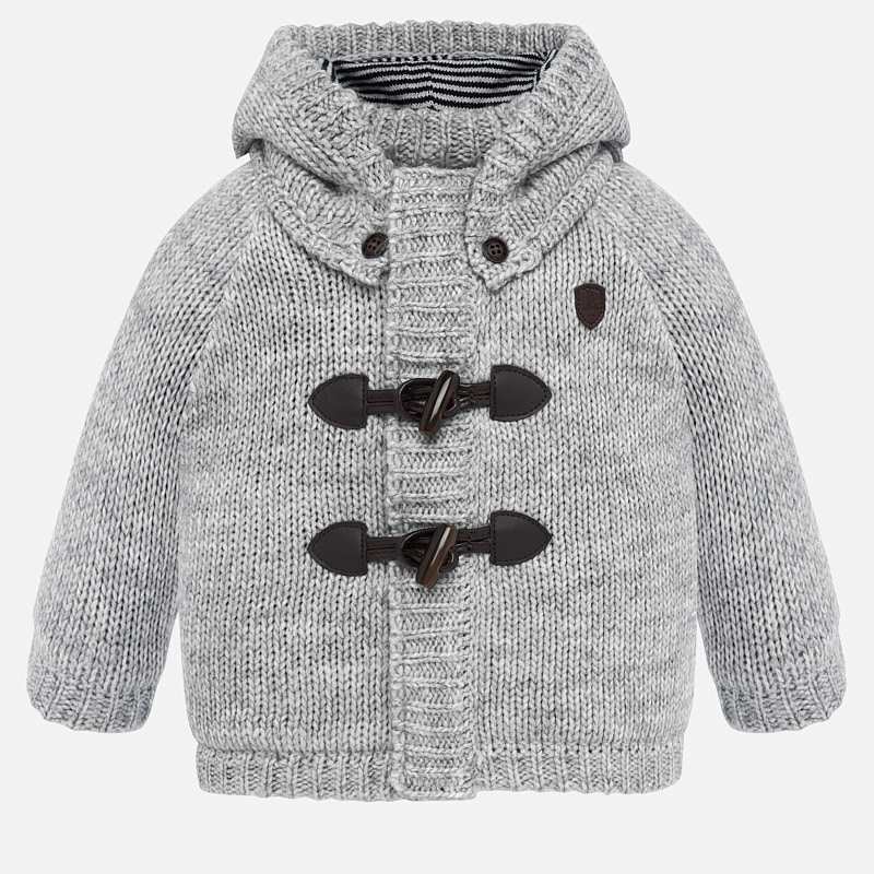 Woven Knit Jacket - Grey