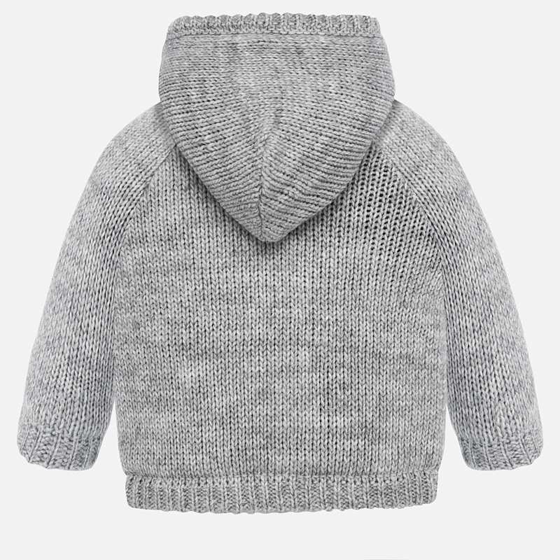 Woven Knit Jacket - Grey