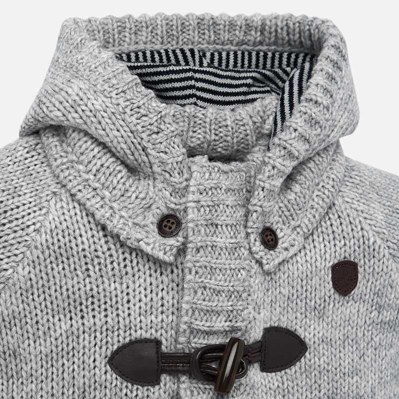 Woven Knit Jacket - Grey