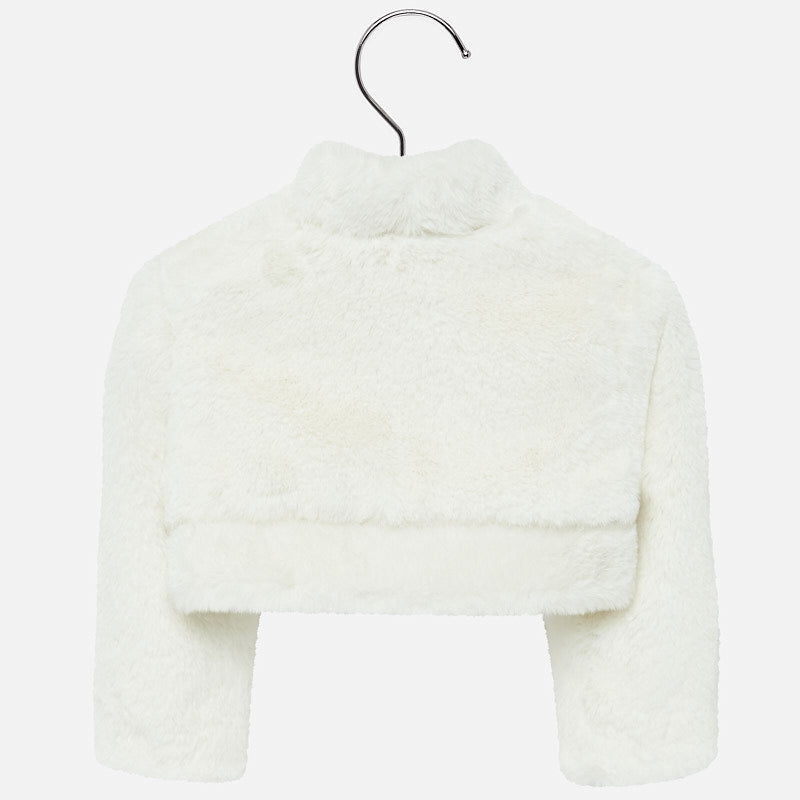 Off White Fur Cardigan 