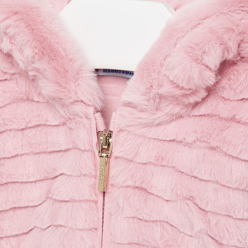 Fur Jacket with Ears - Pink