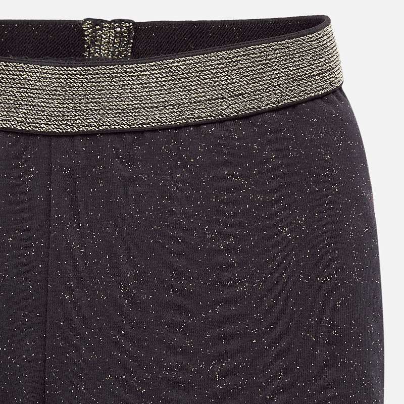 Black & Gold Sparkle Leggings 