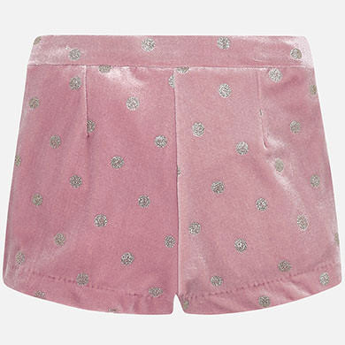 Velvet Dot Shorts