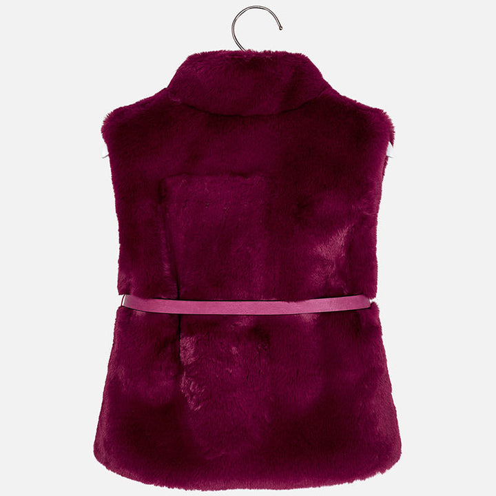 Fur Vest - Ruby