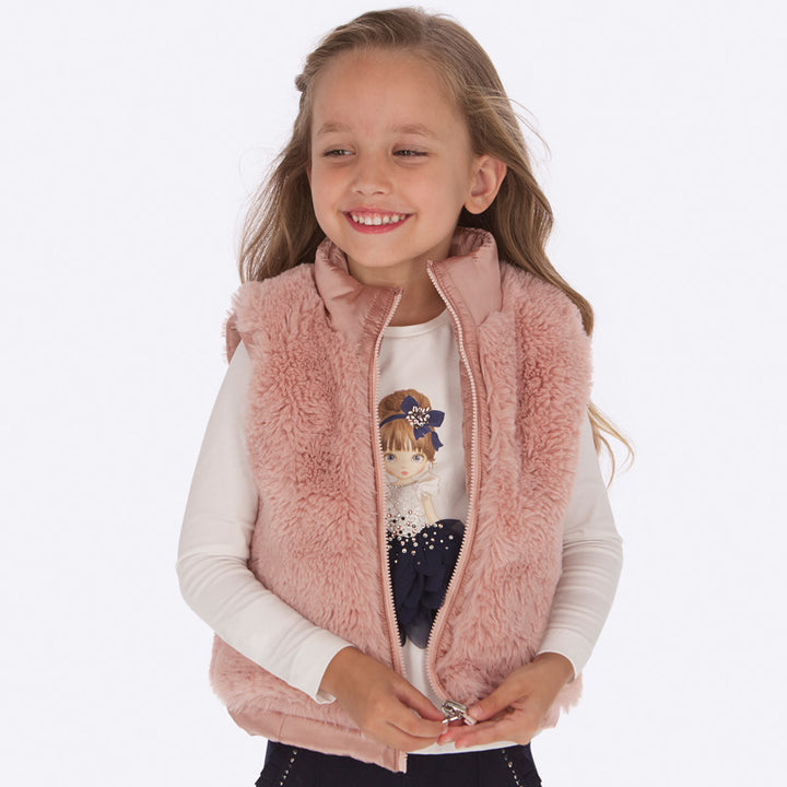 Pink Reversible Vest 