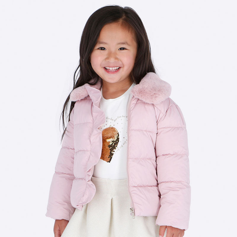 Pink Puffer Coat 