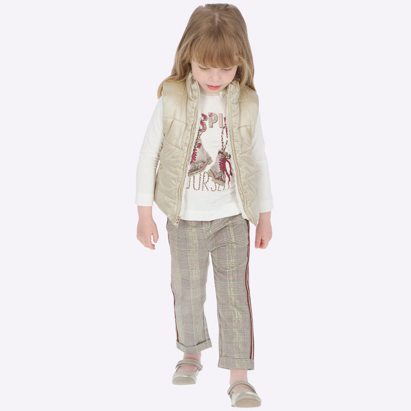 Glen-Plaid Tuxedo Pant